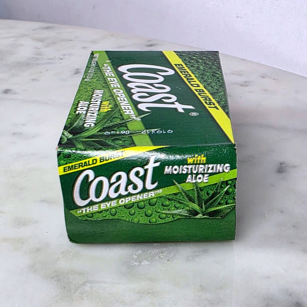Coast Emerald Burst Bar Soap "The Eye Opener" with Moisturizing Aloe 4 oz - Picture 2 of 3